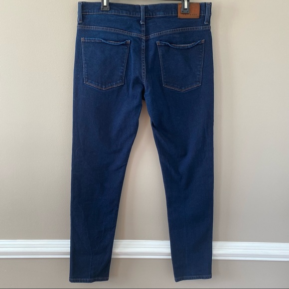 Mott & Bow Dark Wash High Waisted Skinny Jeans Women’s Size 34 Pre-owned EUC - Picture 5 of 10